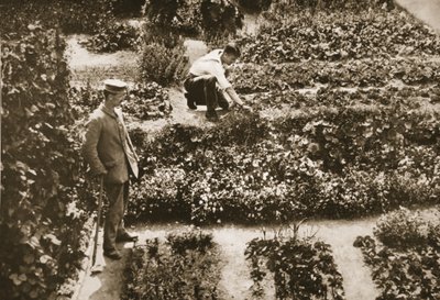 Los Jardines de los Prisioneros, Dorchester, ilustración de Prisioneros Alemanes en Gran Bretaña de English Photographer